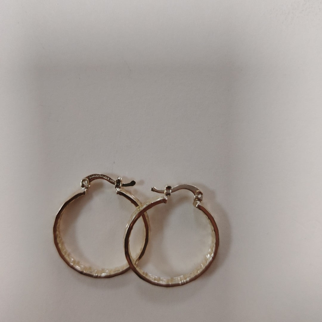 ARETES TEJIDO ARRACADA CON GRECAS 14K 2.7 GR (NUEVO)