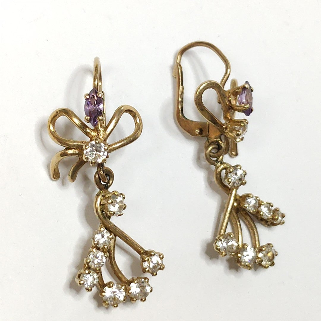 ARETES PAR ORO 10 K 4,40 GRMS (SEMINUEVO)