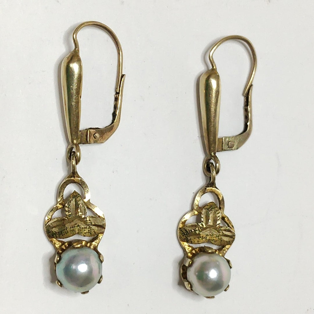 ARETES PAR ORO 8 K 4,10 GRMS (SEMINUEVO)