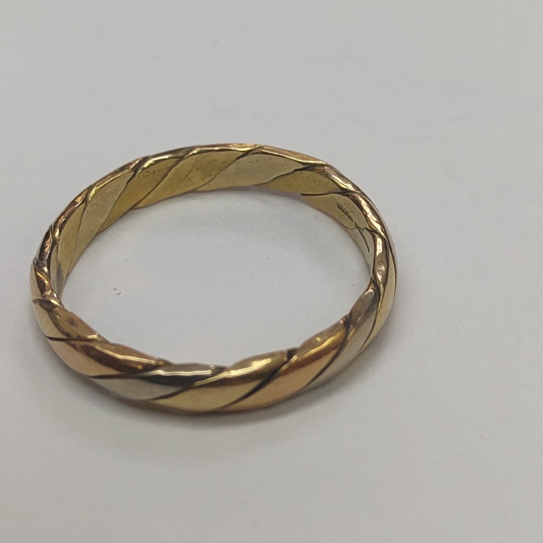 ARGOLLA ORO COMBINADO 14 K 2,60 GRMS (SEMINUEVO)