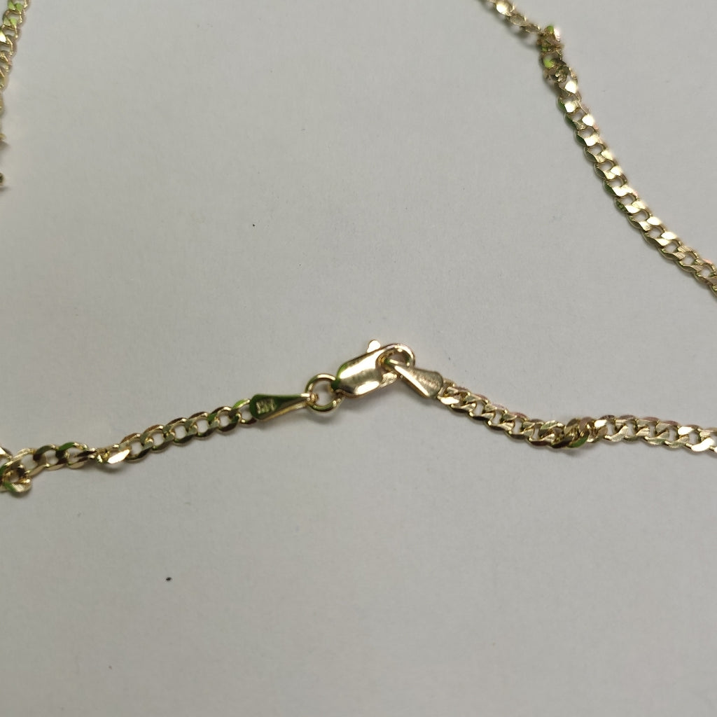 CADENA BARBADA 14K 60 CM 5.9 GR (NUEVO)
