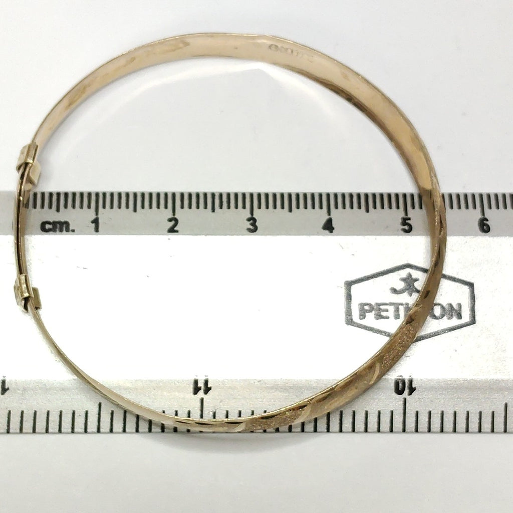 PULSERA RIGIDA ORO 10 K 4,50 GRMS (SEMINUEVO)