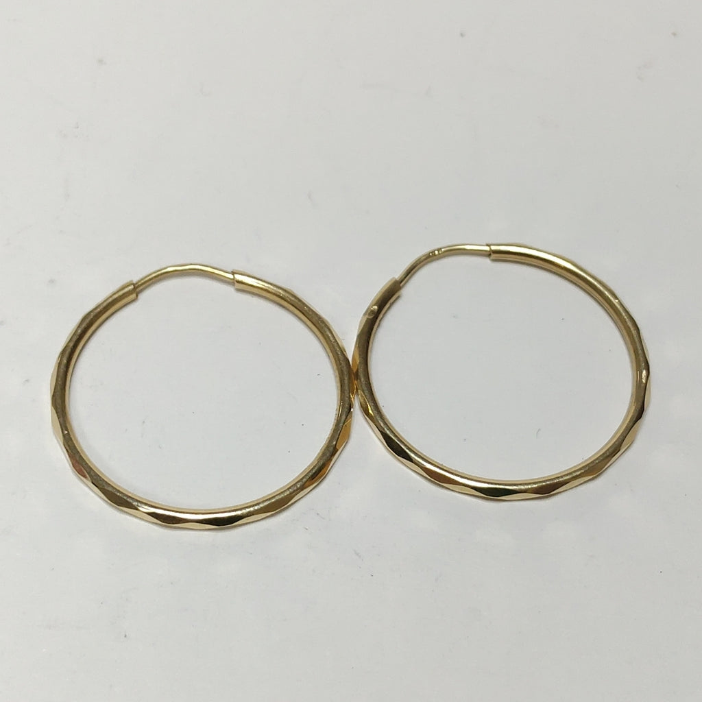 ARRACADAS PAR ORO 14 K 2.2 GRMS (SEMINUEVO)