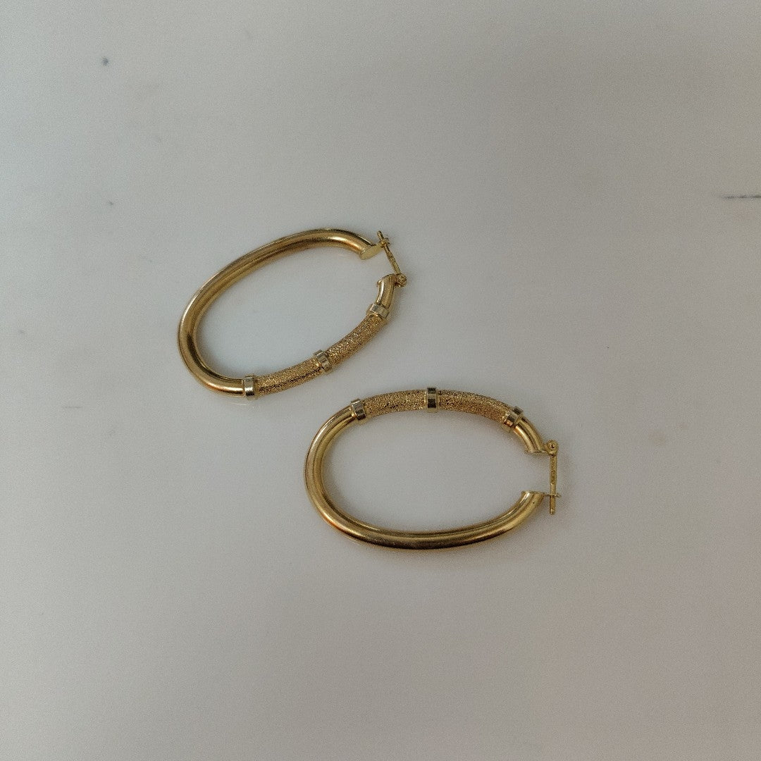 ARRACADAS PAR ORO 14 K 5,50 GRMS (SEMINUEVO)
