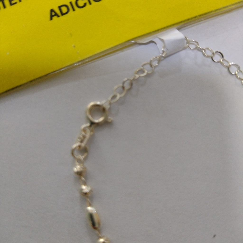 PULSERA TEJIDO INFINITO PLATA .925 18 CM 2.4 GR (NUEVO)