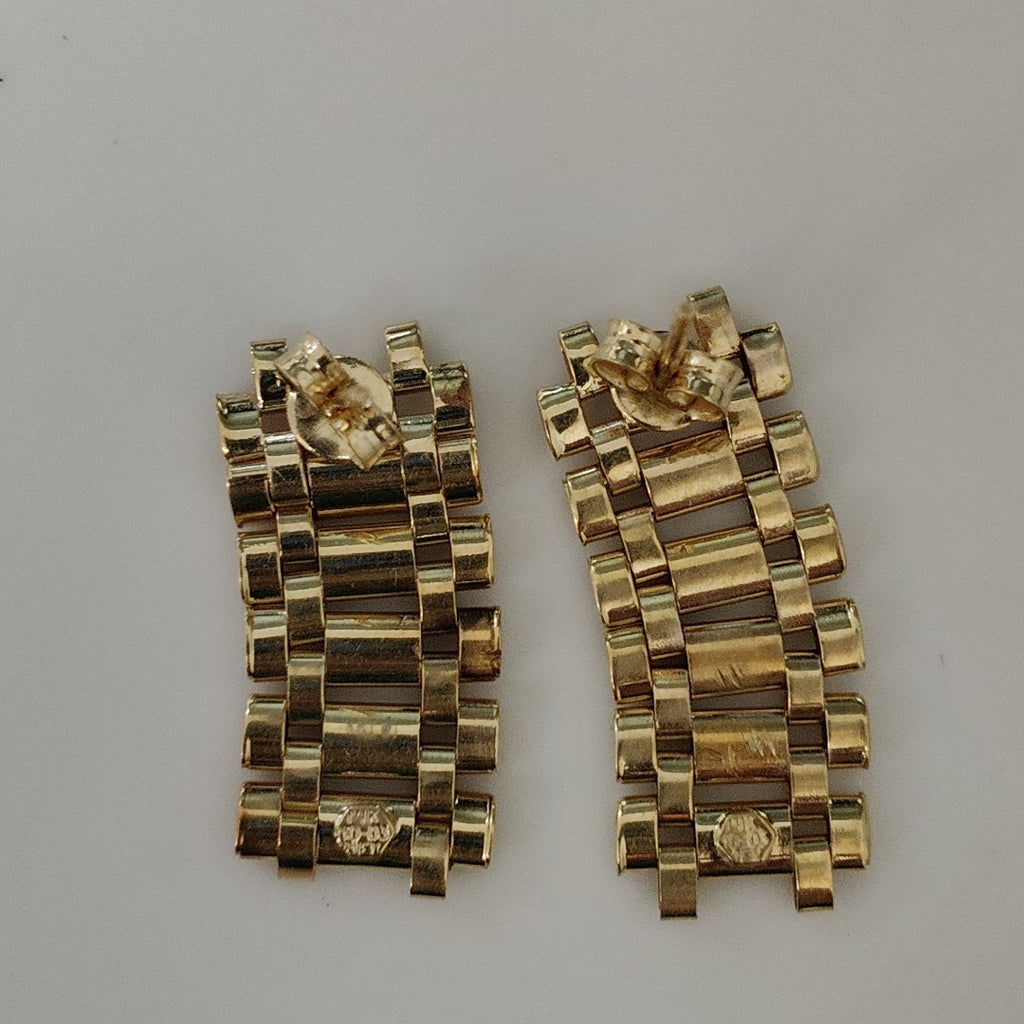 ARETES PAR ORO 14 K 3.7 GRMS (SEMINUEVO)