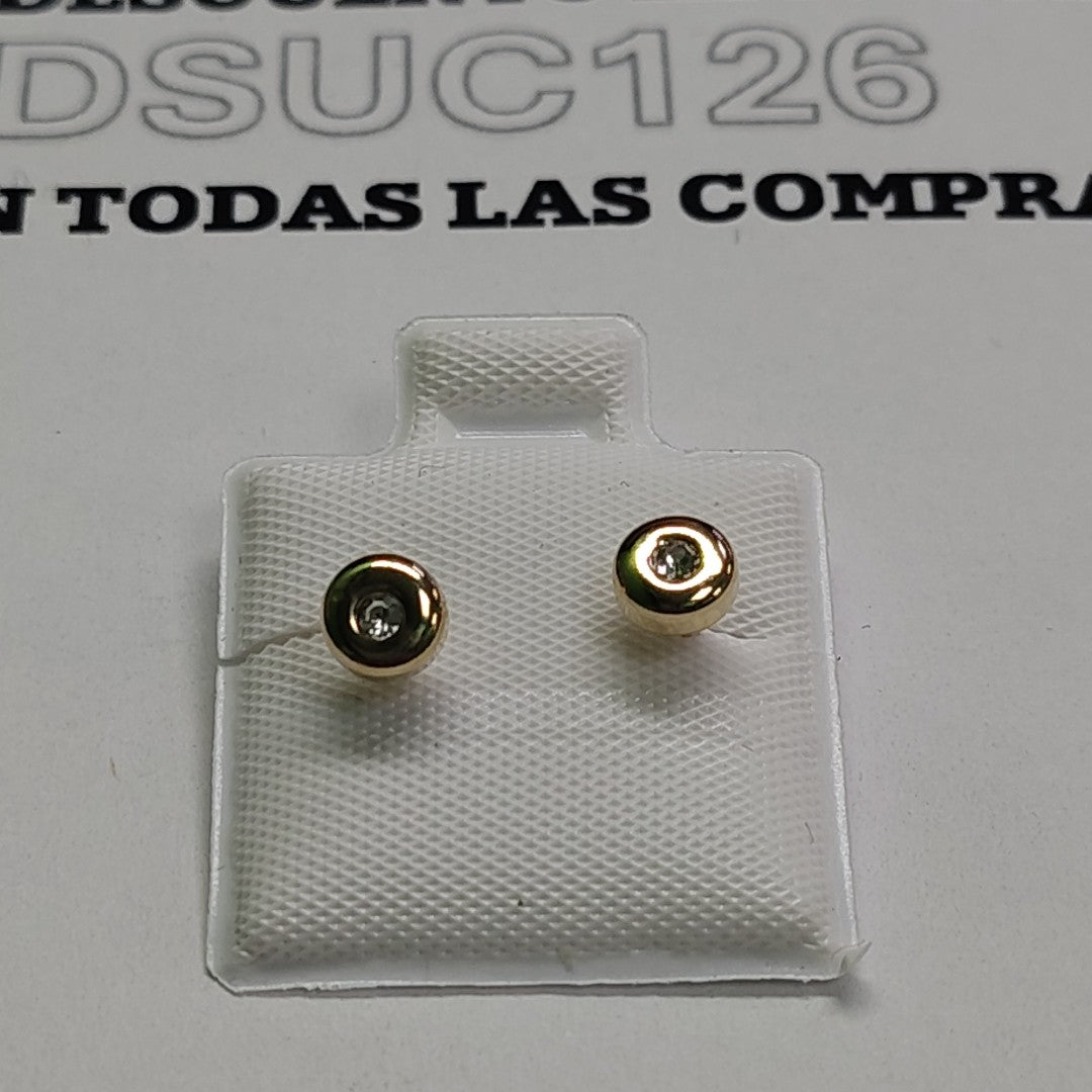 BROQUELES BROQUEL C CIRCONIA 14K 0.27 GR (NUEVO)