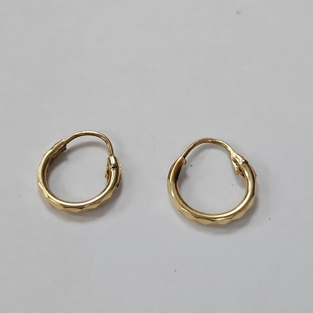 ARRACADAS PAR ORO 14 K 0,60 GRMS (SEMINUEVO)