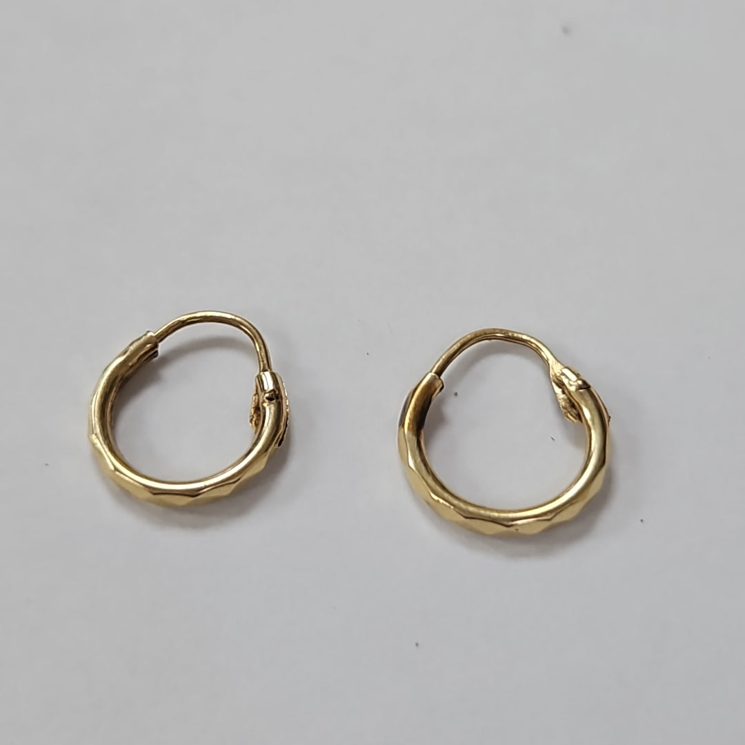 ARRACADAS PAR ORO 14 K 0,60 GRMS (SEMINUEVO)
