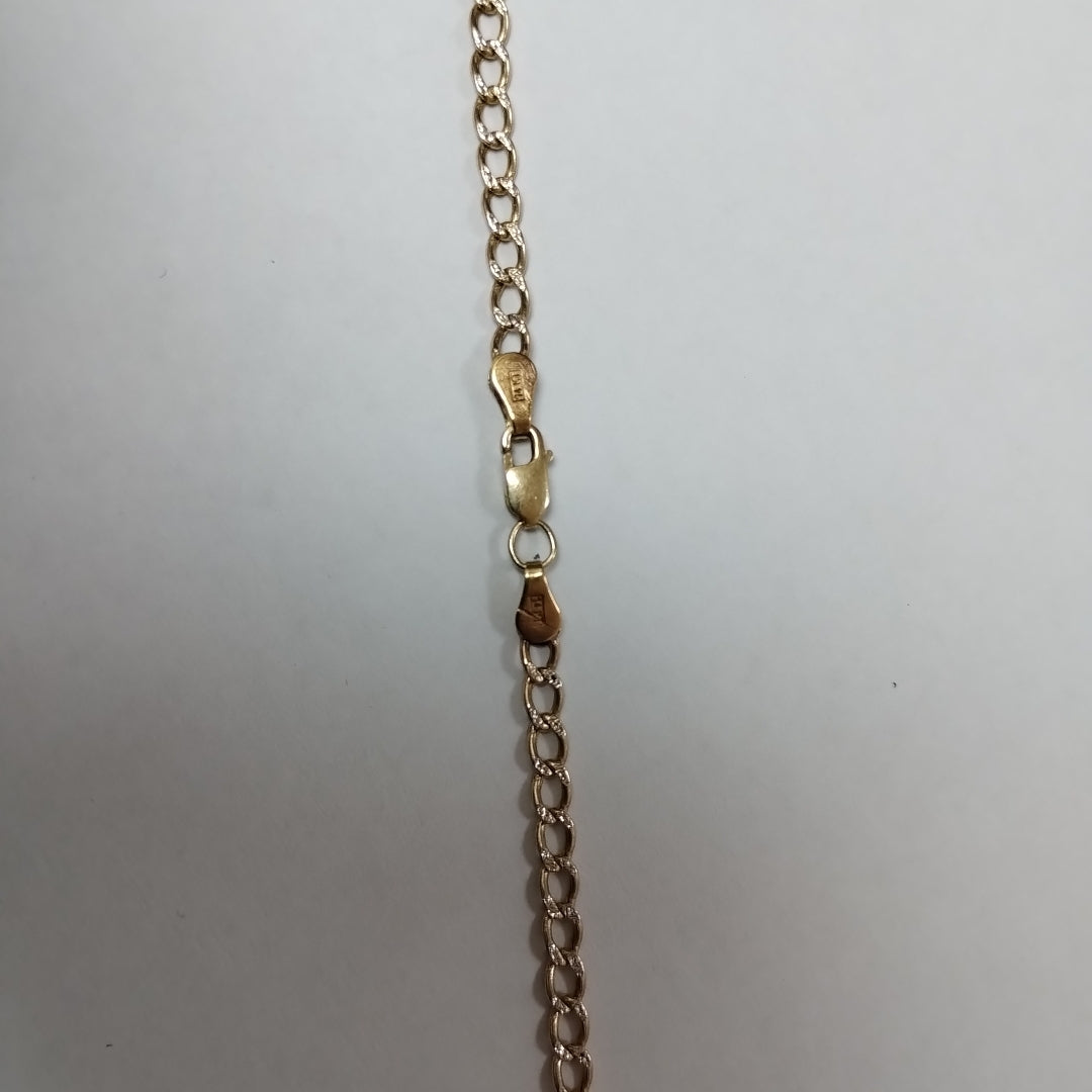 CADENA ORO 14 K 4.9 GRMS (SEMINUEVO)