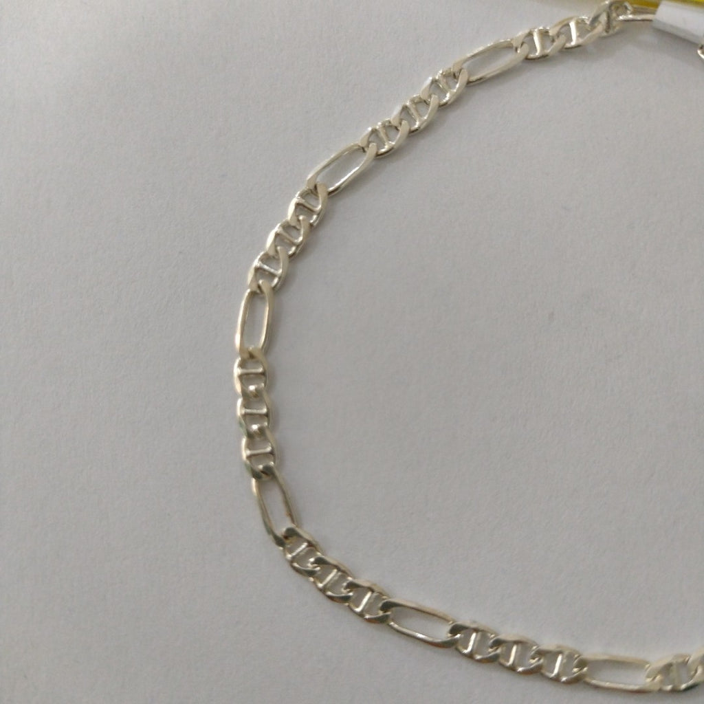PULSERA TEJIDO 3X1 PLATA .925 16 CM 2.8 GR (NUEVO)