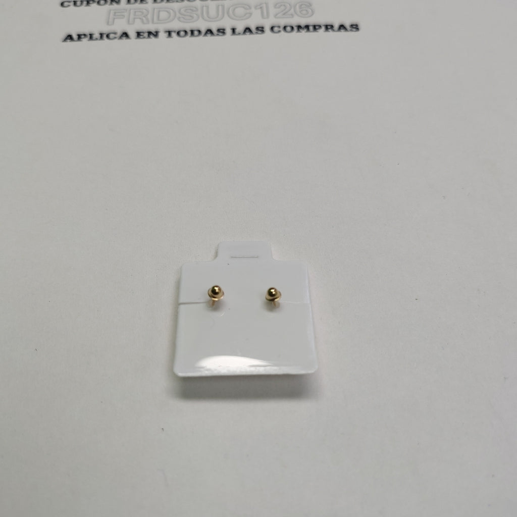BROQUELES BROQUEL FIG FLOR C CIRCONIA 14K 0.2581 GR (NUEVO)