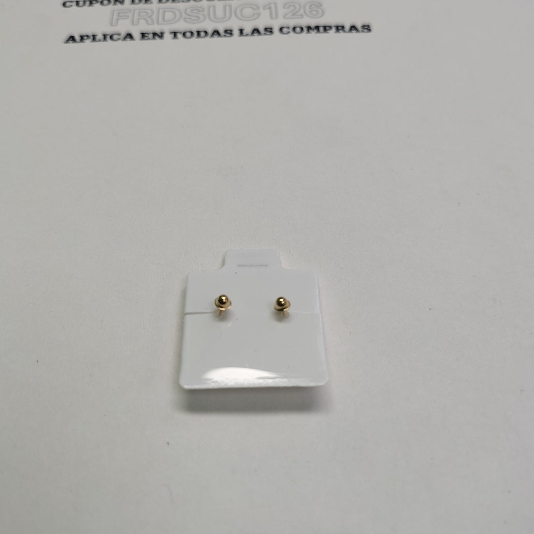 BROQUELES BROQUEL FIG FLOR C CIRCONIA 14K 0.2581 GR (NUEVO)