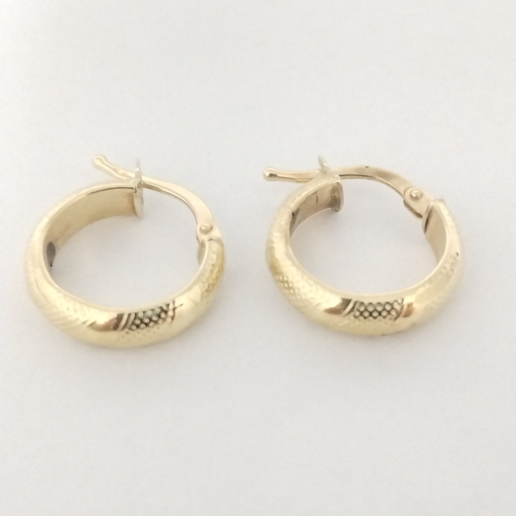 ARRACADAS PAR ORO 14 K 1,30 GRMS (SEMINUEVO)
