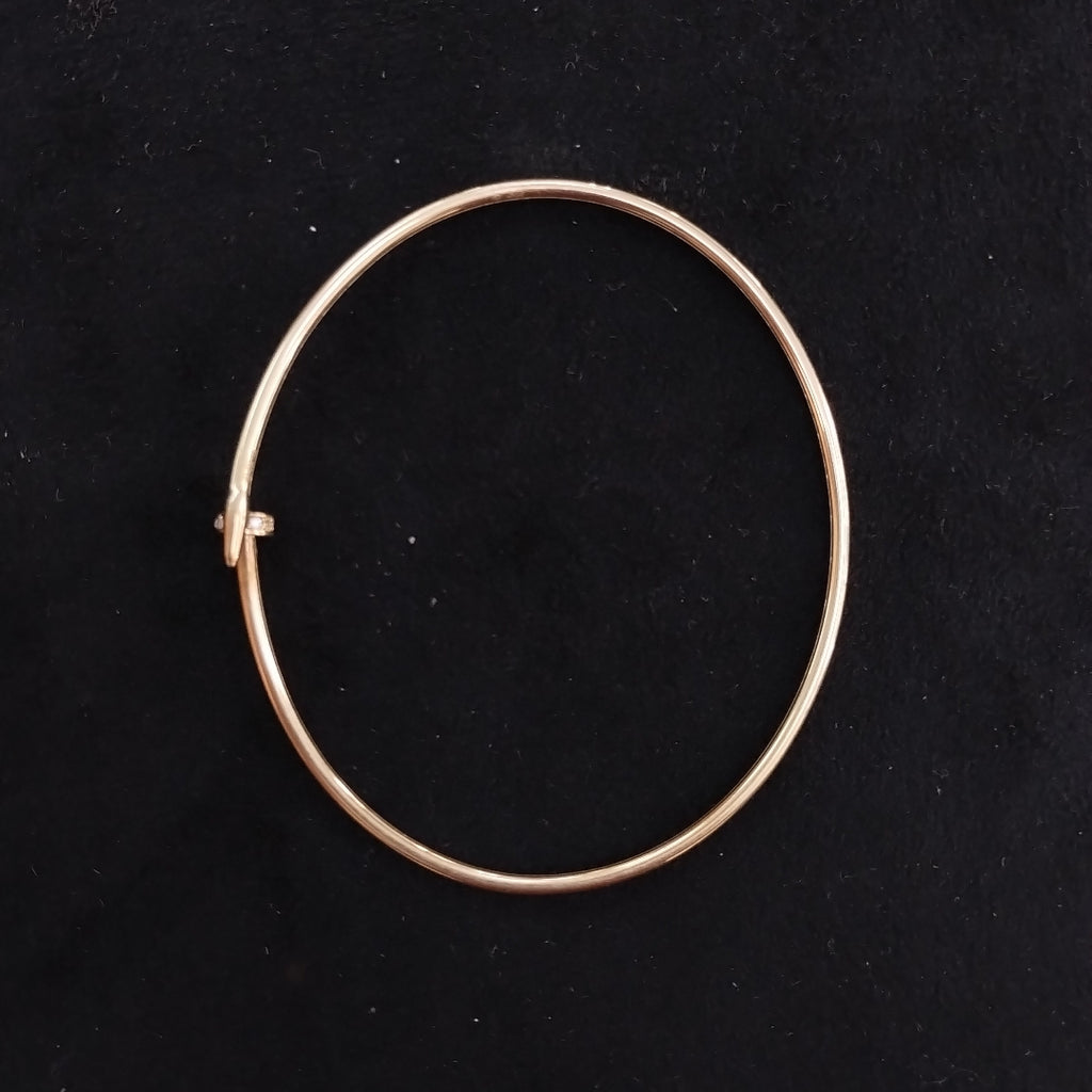 PULSERA RIGIDA ORO 10 K 2.5 GRMS (SEMINUEVO)