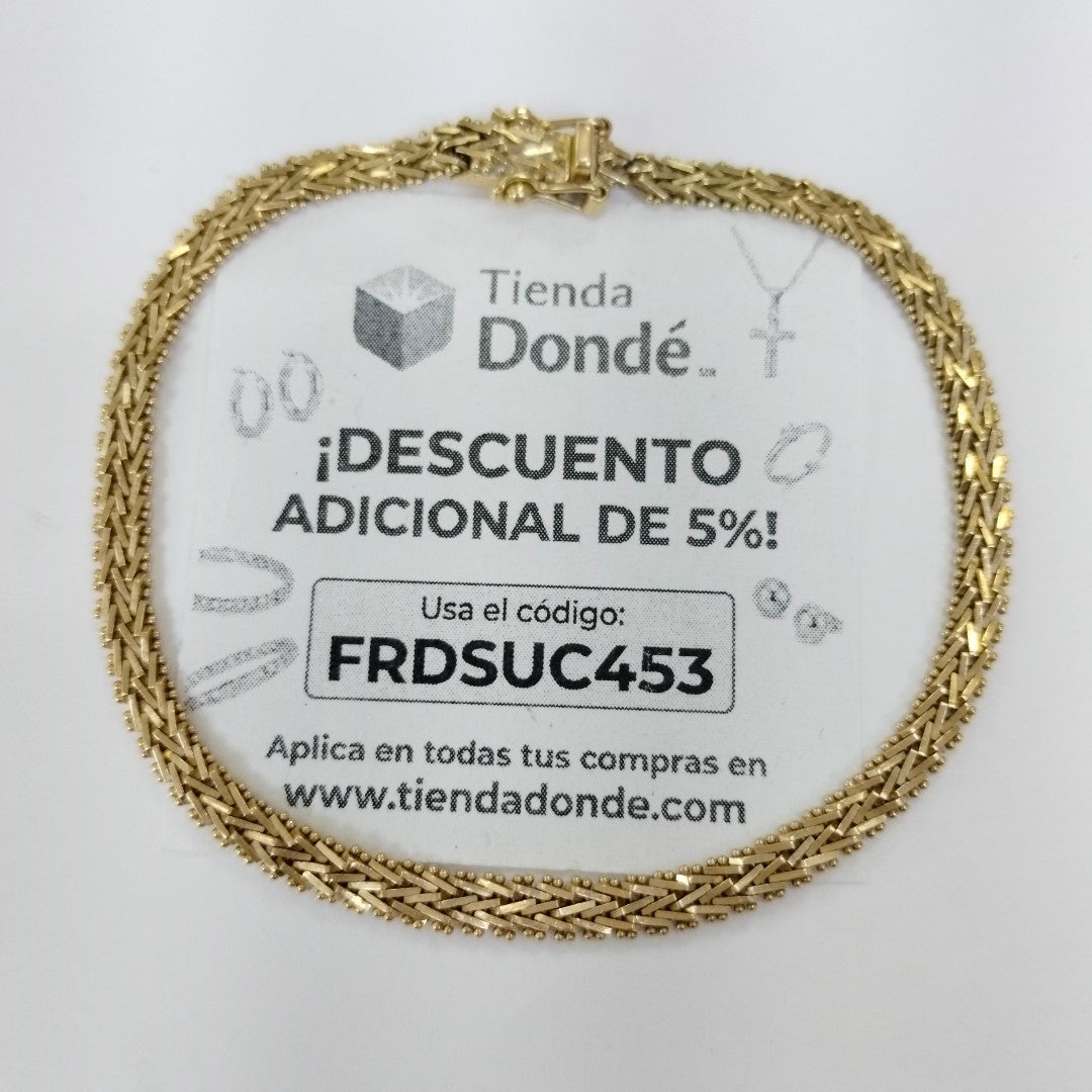 PULSERA ORO 18 K 9.4 GRMS (SEMINUEVO)