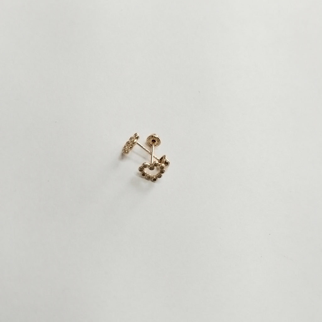 BROQUELES BROQUEL FIG CORAZON 14K 0.23 GR (NUEVO)