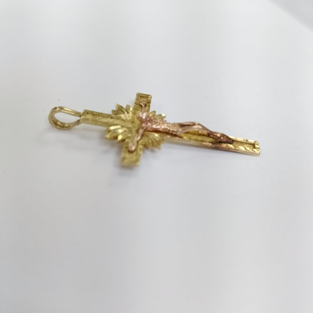 CRUCIFIJO ORO 14 K 1,90 GRMS (SEMINUEVO)