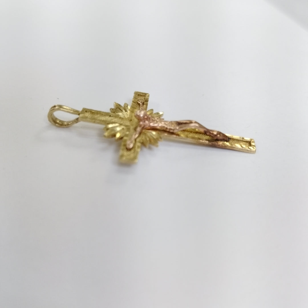 CRUCIFIJO ORO 14 K 1,90 GRMS (SEMINUEVO)