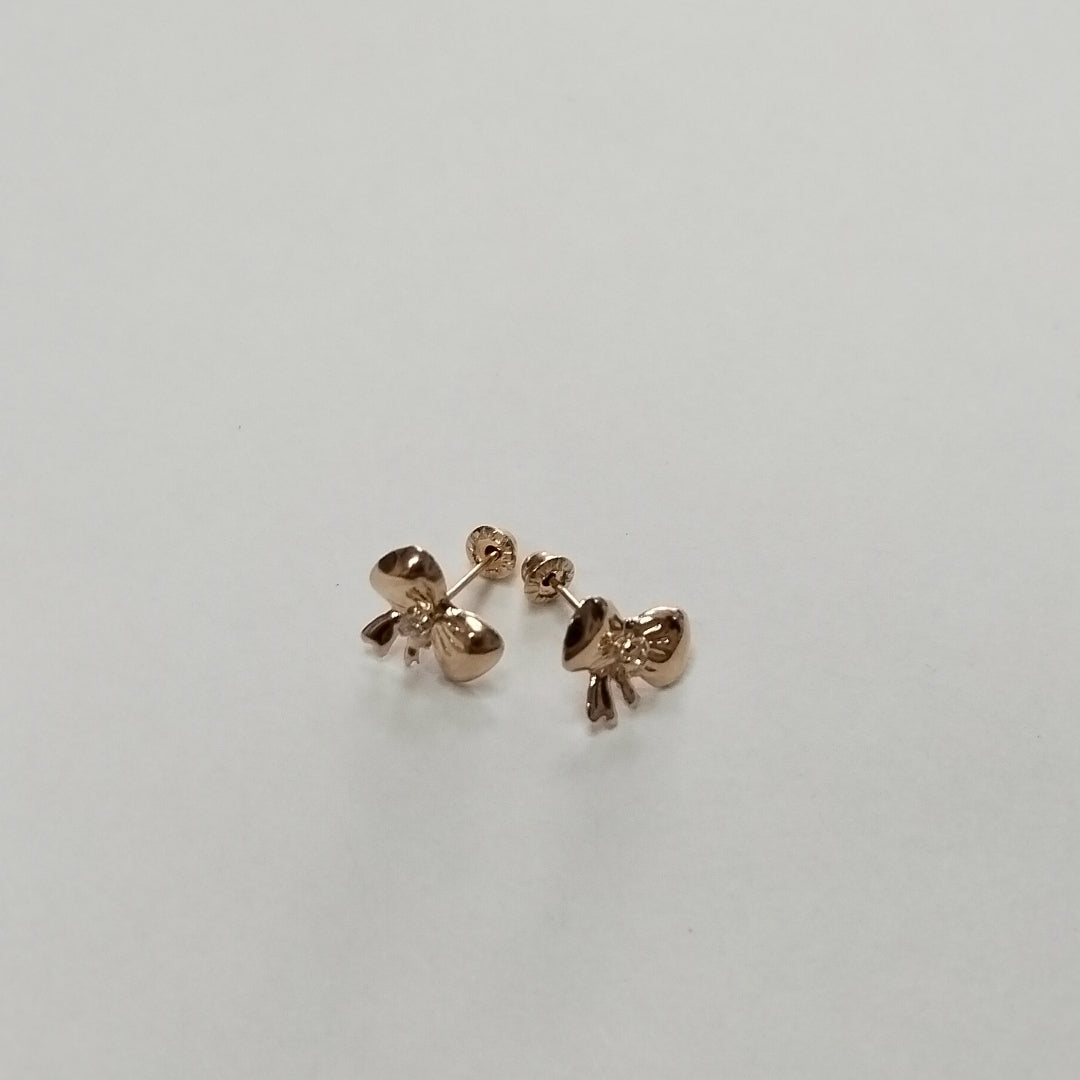 BROQUELES BROQUEL FIG MOÑO C CIRCONIA 14K 0.2441 GR (NUEVO)