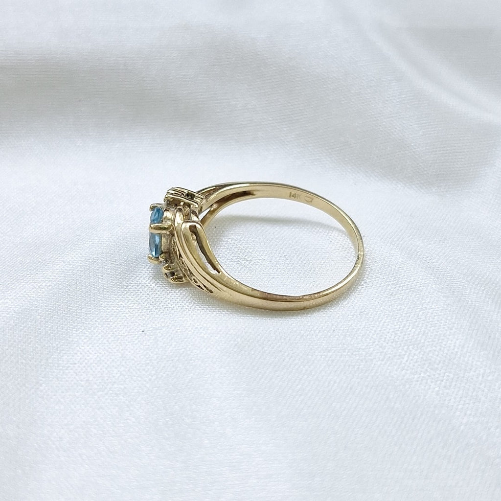 ANILLO ORO 14 K 3.3 GRMS (SEMINUEVO)
