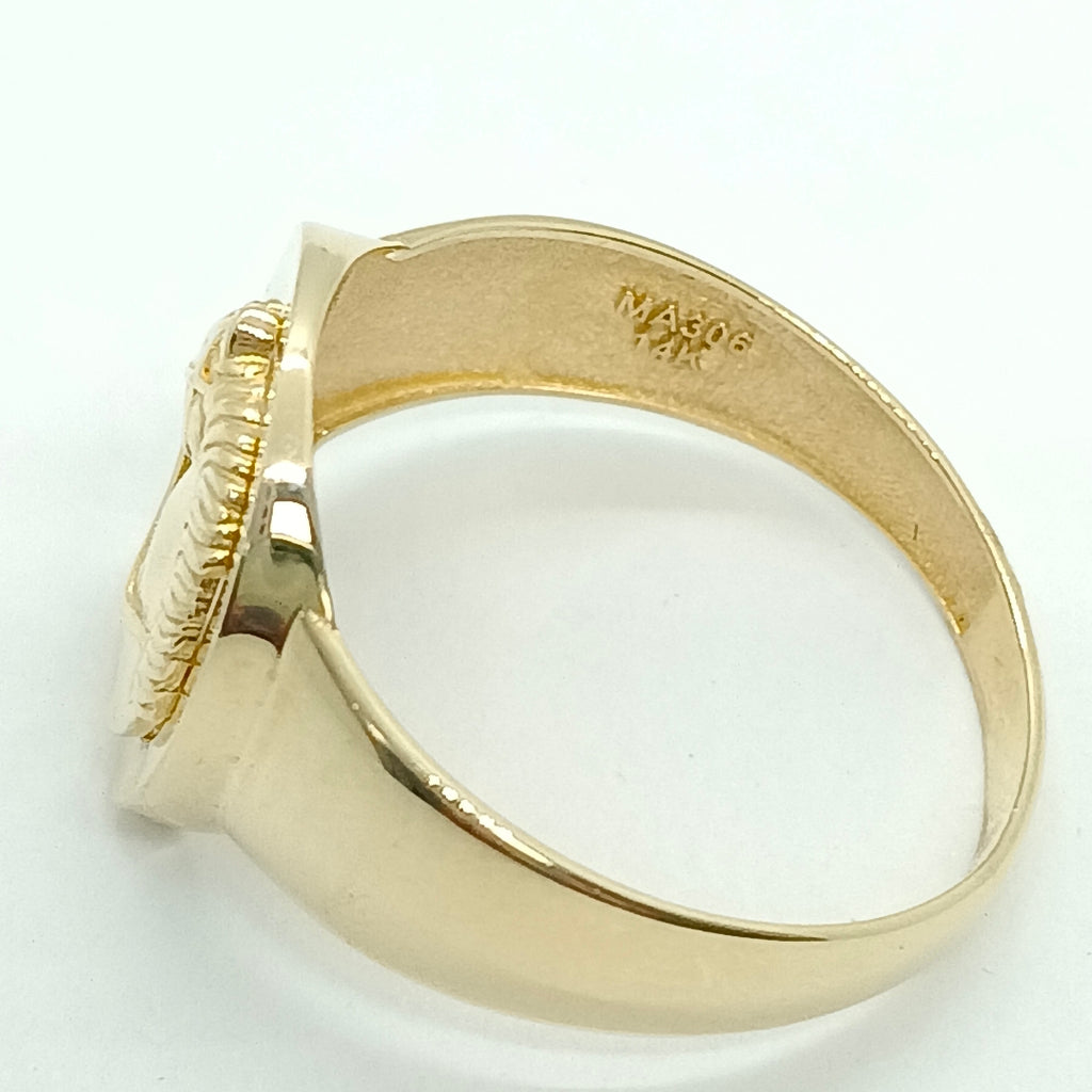 ANILLOS CABALLERO ORO 14K 1.6 (NUEVO)