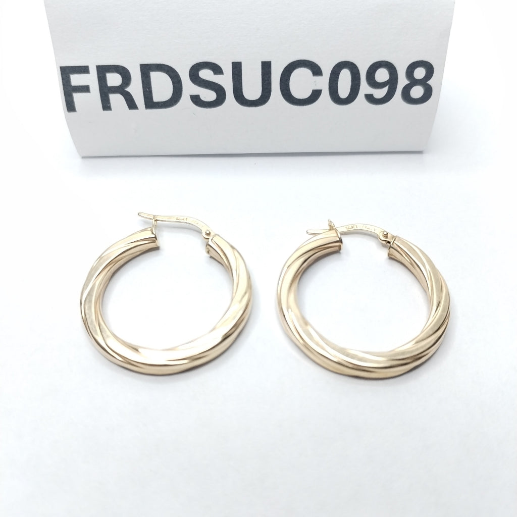 ARETES PAR ORO 14 K 2.6 GRMS (SEMINUEVO)