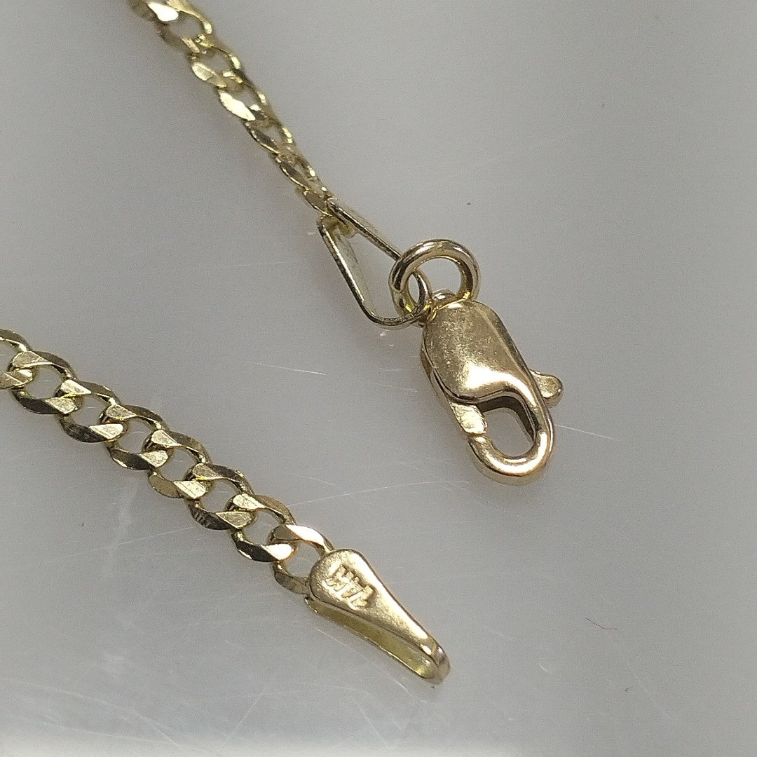 CADENA BARBADA 14K 60 CM 6 GR (NUEVO)