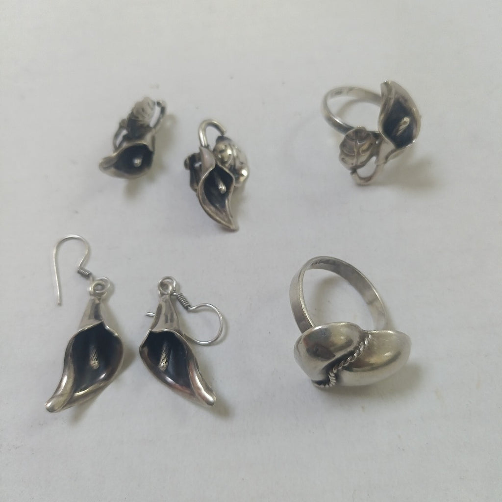 ANILLITO, ARETES PAR PLATA 28.9 GRMS (SEMINUEVO)