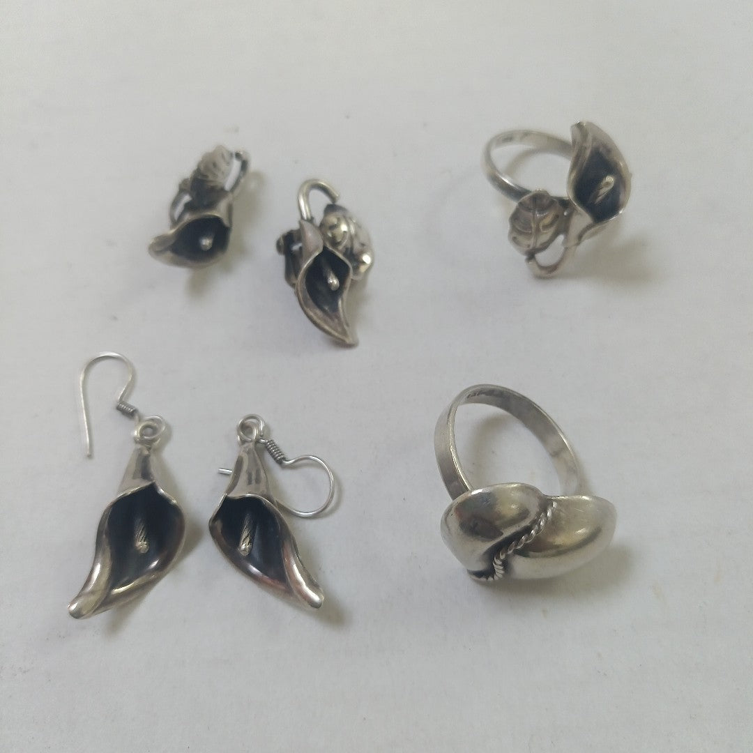 ANILLITO, ARETES PAR PLATA 28.9 GRMS (SEMINUEVO)