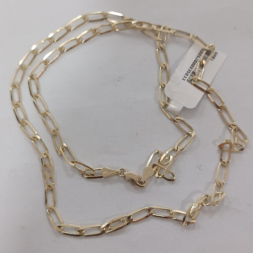 CADENA ESLABONES 14K 60 CM 10.8 GR (NUEVO)