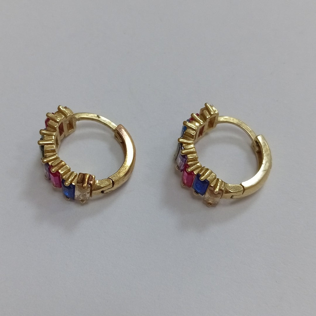 ARRACADAS PAR ORO 14 K 3,10 GRMS (SEMINUEVO)