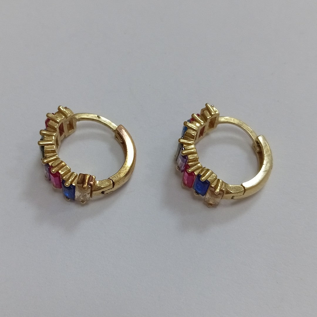 ARRACADAS PAR ORO 14 K 3,10 GRMS (SEMINUEVO)
