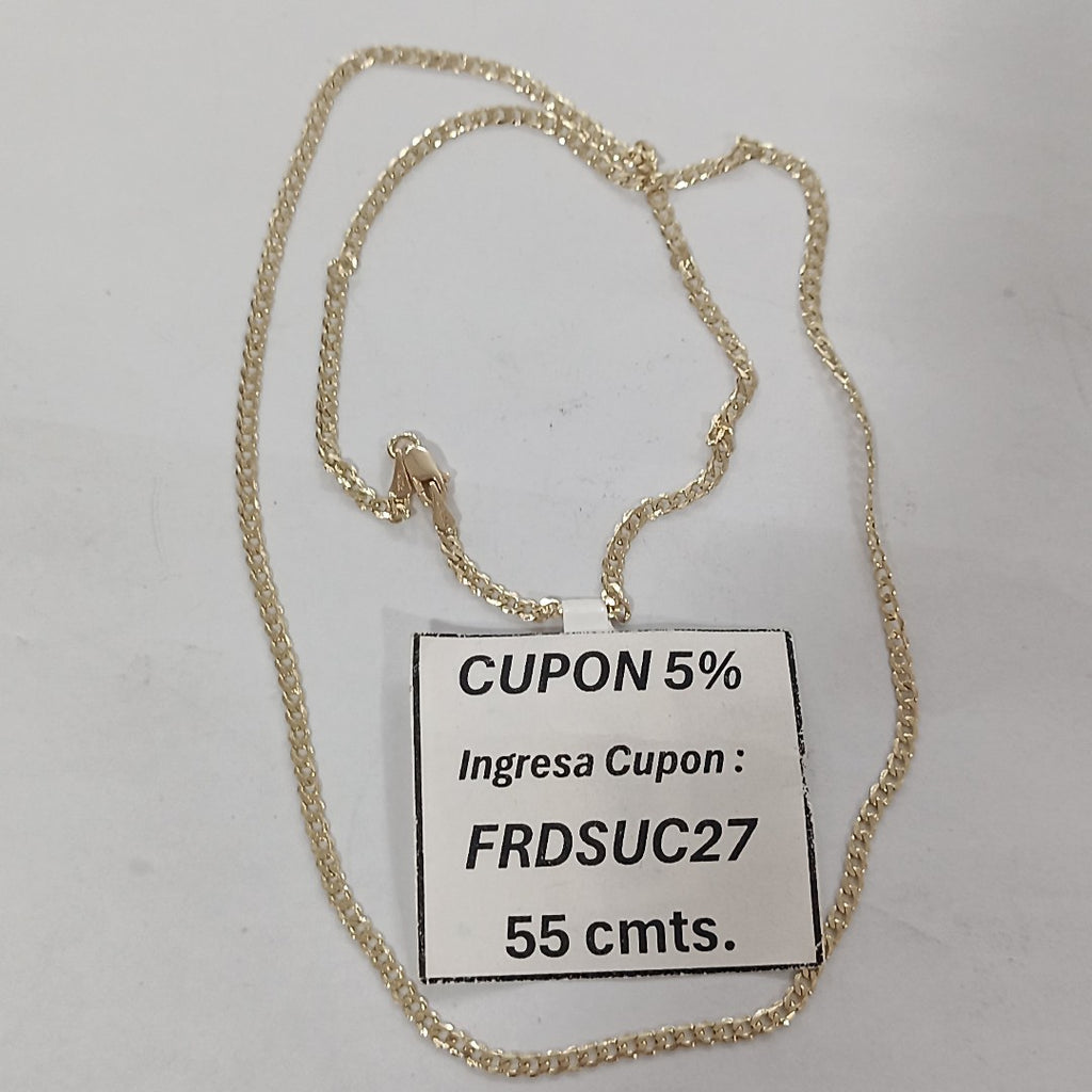 CADENA BARBADA 14K 55 CM 5.1 GR (NUEVO)