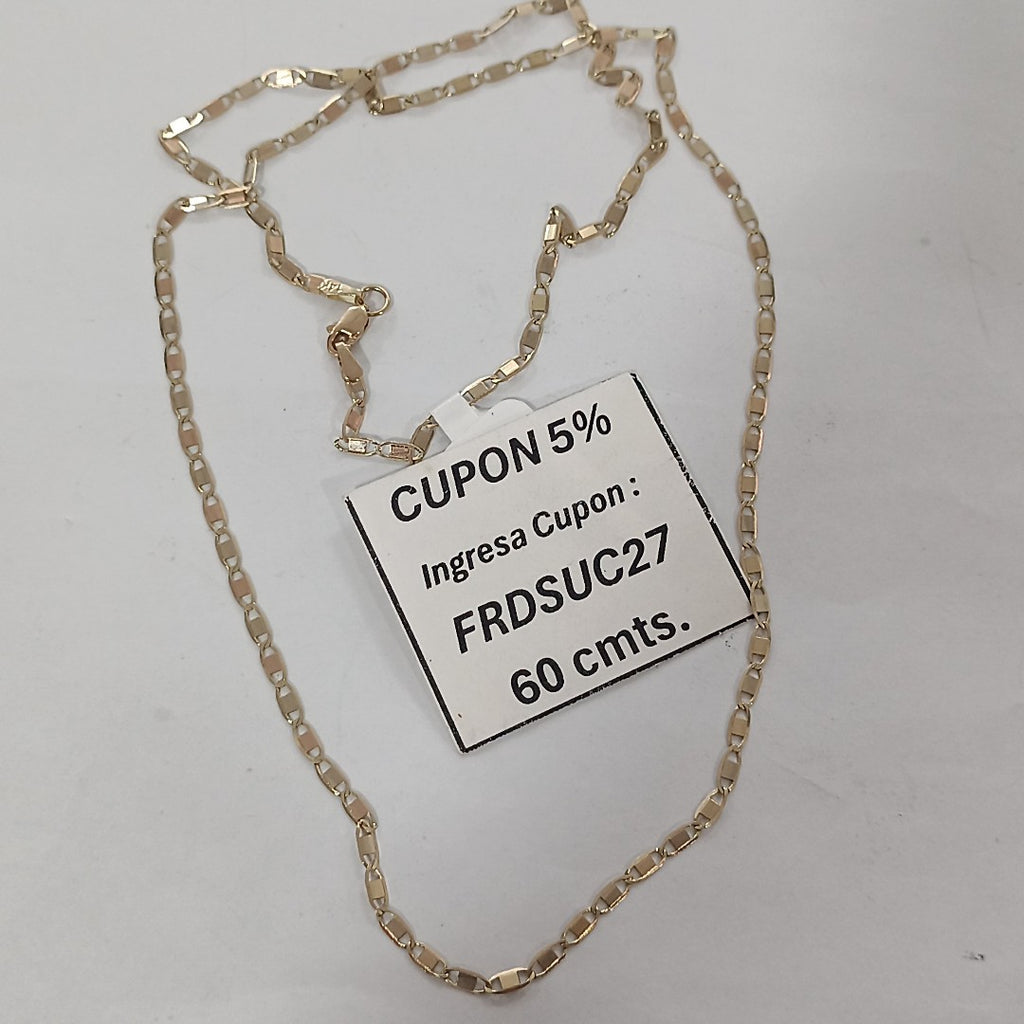 CADENA ESPEJO 14K 60 CM 5.5 GR (NUEVO)