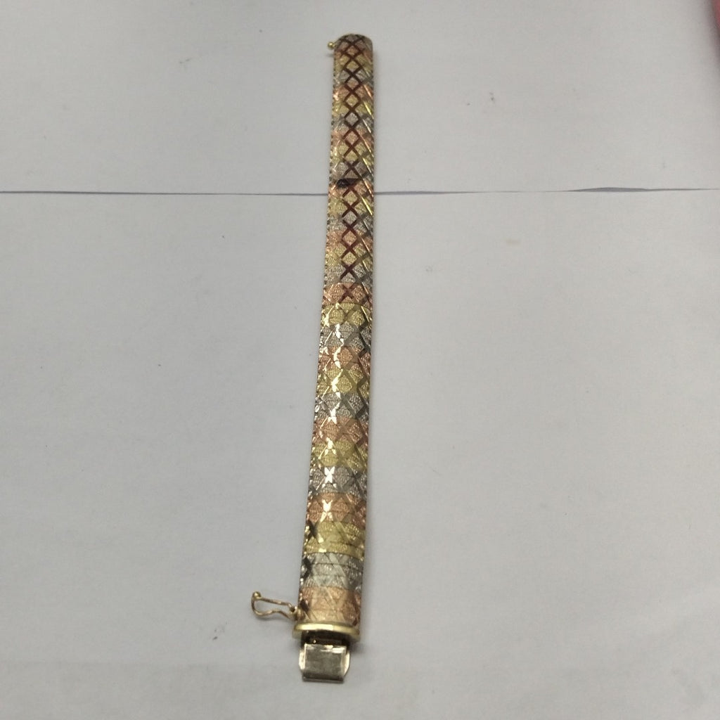 PULSERA ORO,ORO COMBINADO 14 K 19,70 GRMS (SEMINUEVO)