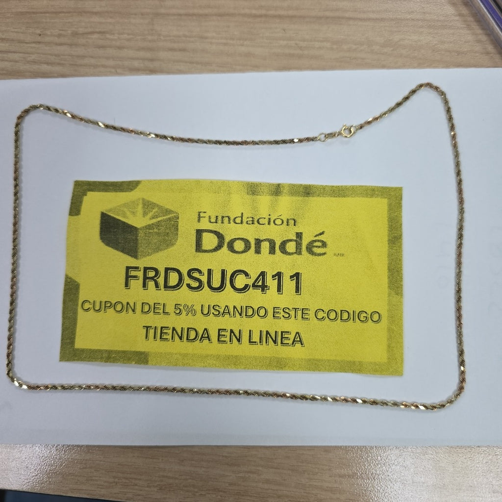 CADENA ORO 14 K 8.5 GRMS (SEMINUEVO)