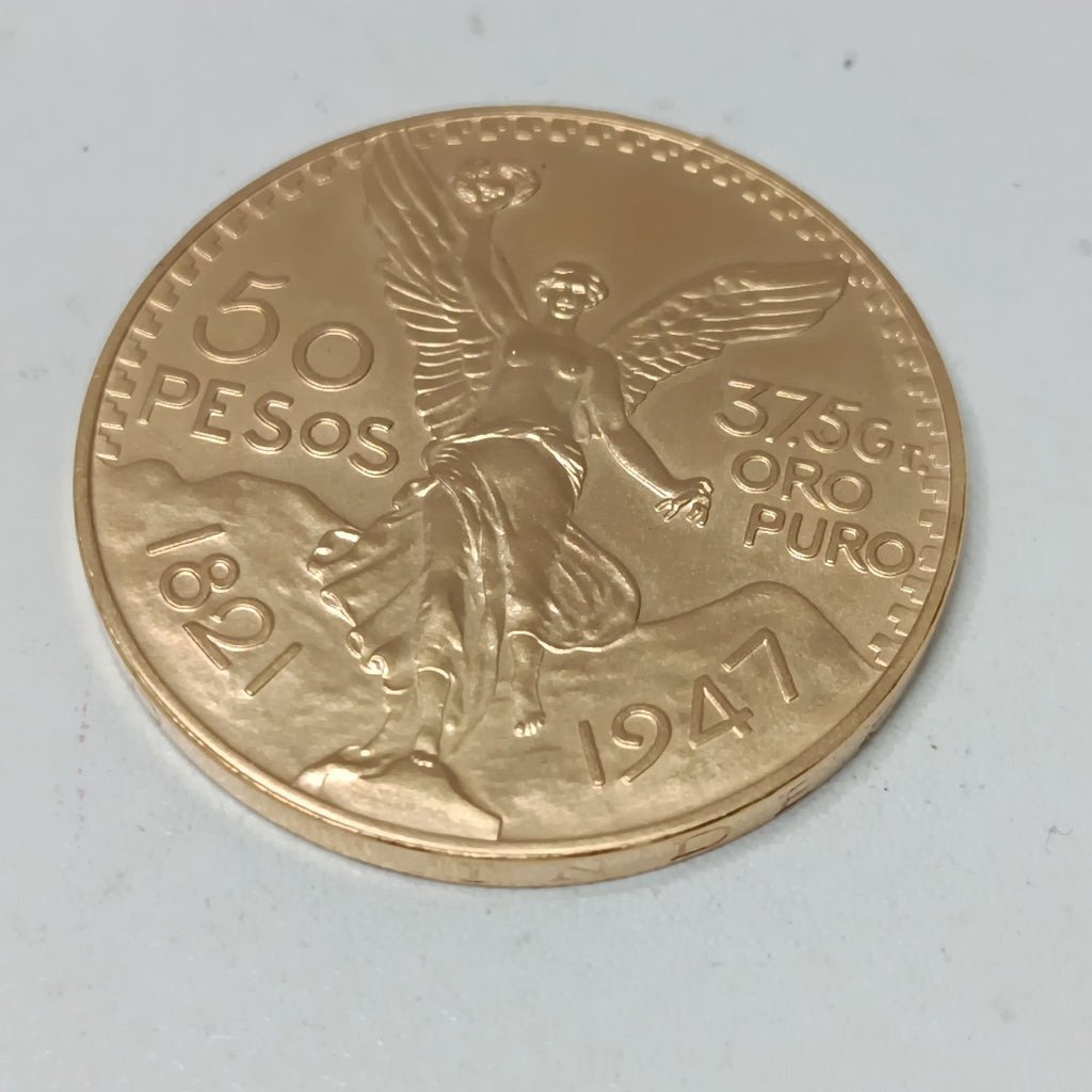 K1 41.6 GRMS 21 K IDENTIFICACIÓN MONEDA NOMINATIVA MONEDAS PESOS 50 PESOS (SEMINUEVO)