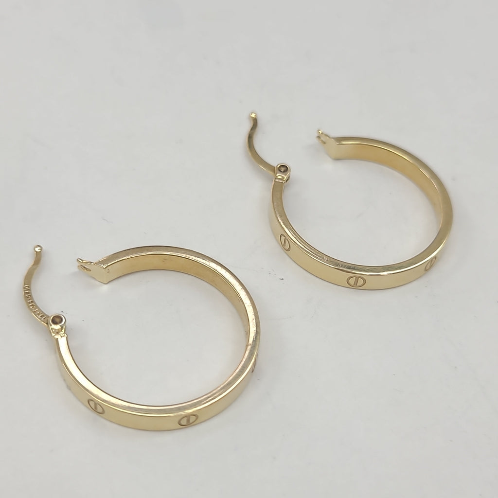ARRACADAS PAR ORO 14 K 2.7 GRMS (SEMINUEVO)