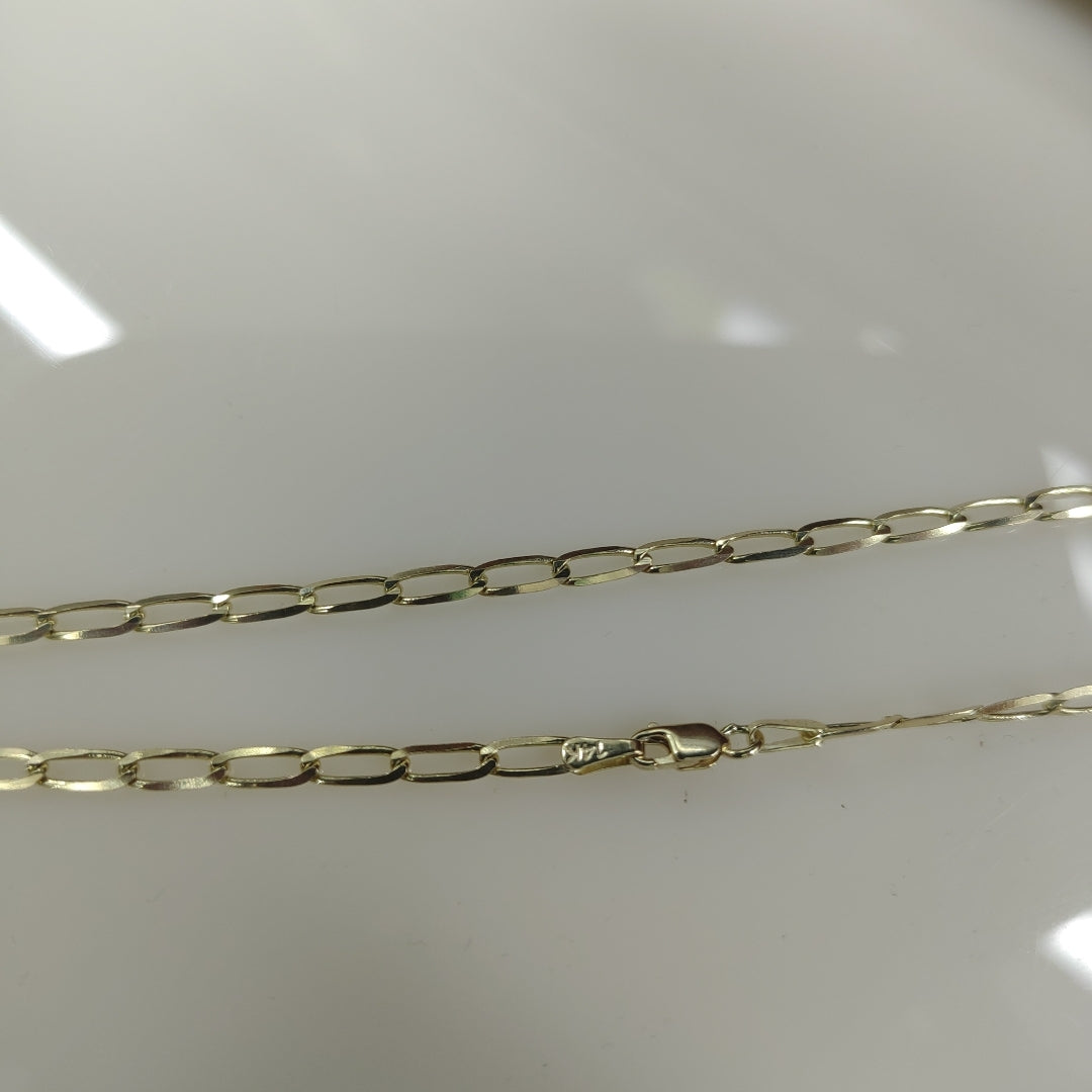 CADENA ESLABON 14K 55 CM 6.5 GR (NUEVO)