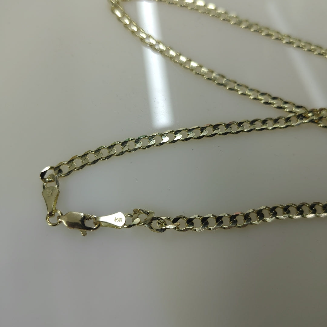 CADENA BARBADA 14K 55 CM 12.6 GR (NUEVO)
