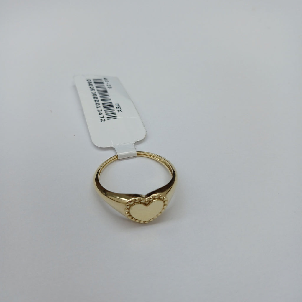 ANILLOS ANILLITO FIG CORAZON 10K TALLA 7 1.6 GR (NUEVO)