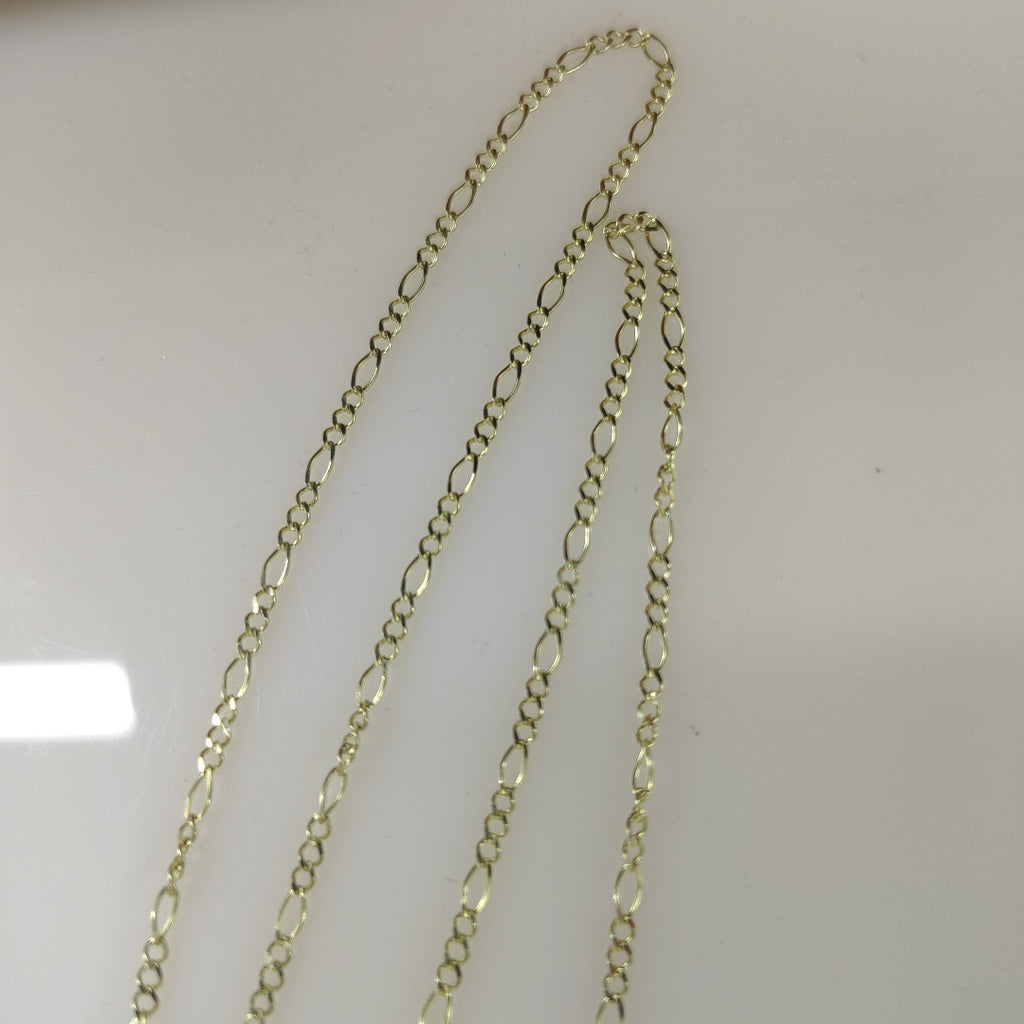 CADENA TEJIDO 3X1 14K 55 CM 2.3 GR (NUEVO)