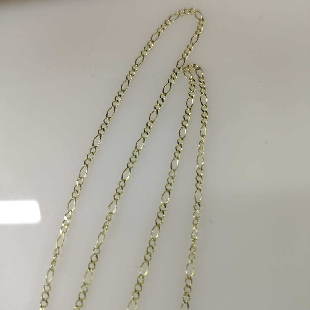 CADENA TEJIDO 3X1 14K 55 CM 2.3 GR (NUEVO)