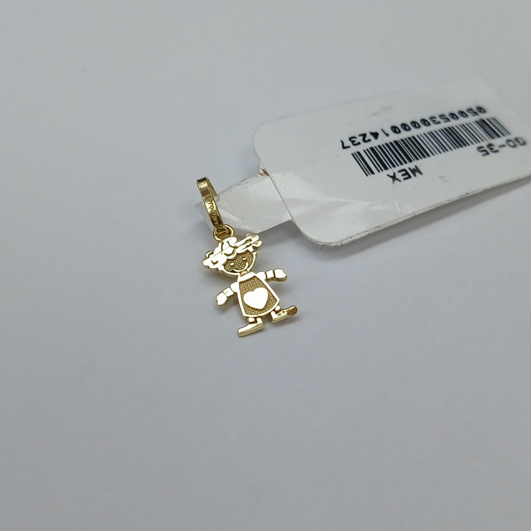 DIJE NIÑA 10K 0.3 GR (NUEVO)