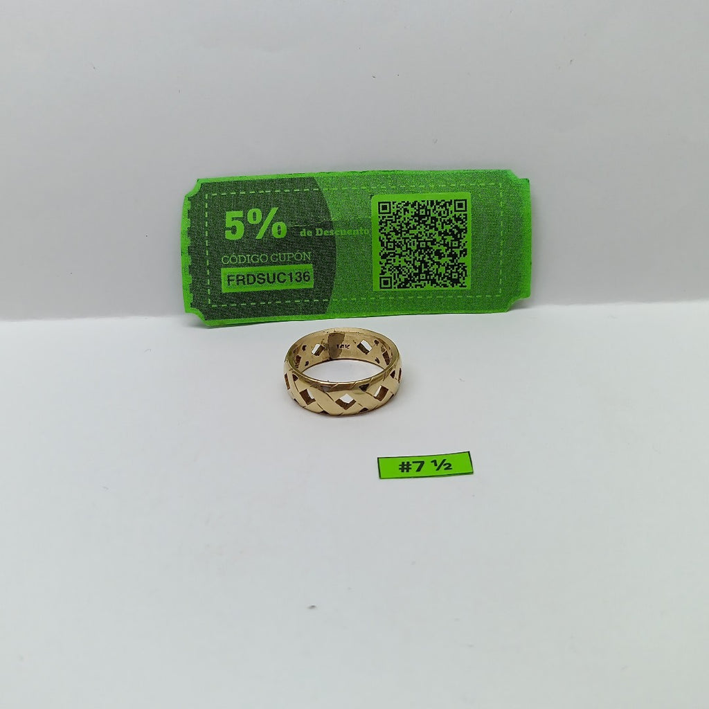 ARGOLLA ORO 14 K 7 GRMS (SEMINUEVO)