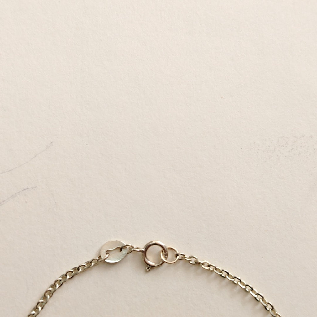 PULSERA ESP CON CORAZONES COMBINADOS 14K 18 CM 1.6 GR (NUEVO)