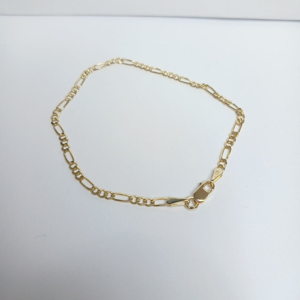 PULSERA 3X1 14K 18 CM 1.9 GR (NUEVO)