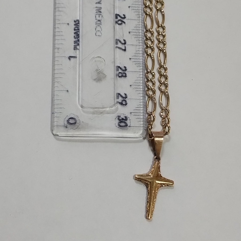 CADENA, CRUZ ORO 14 K 10.3 GRMS (SEMINUEVO)