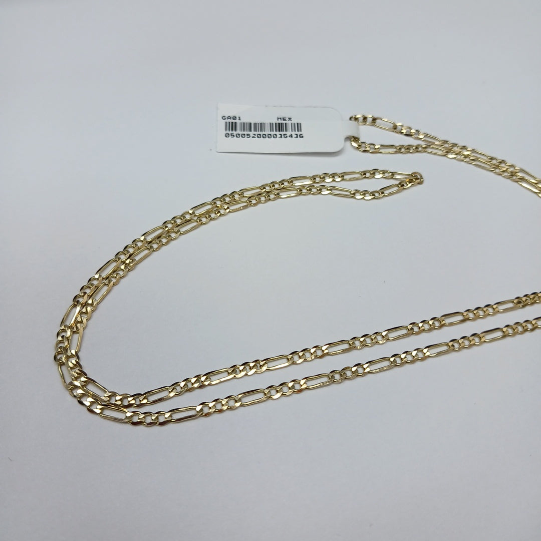 CADENA 3X1 14K 60 CM 5.4 GR (NUEVO)